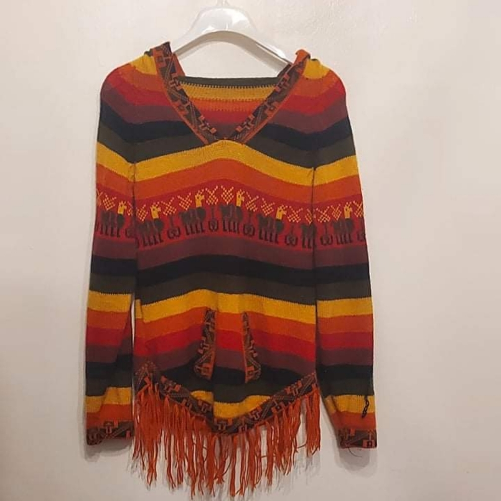 Llama handmade sweater